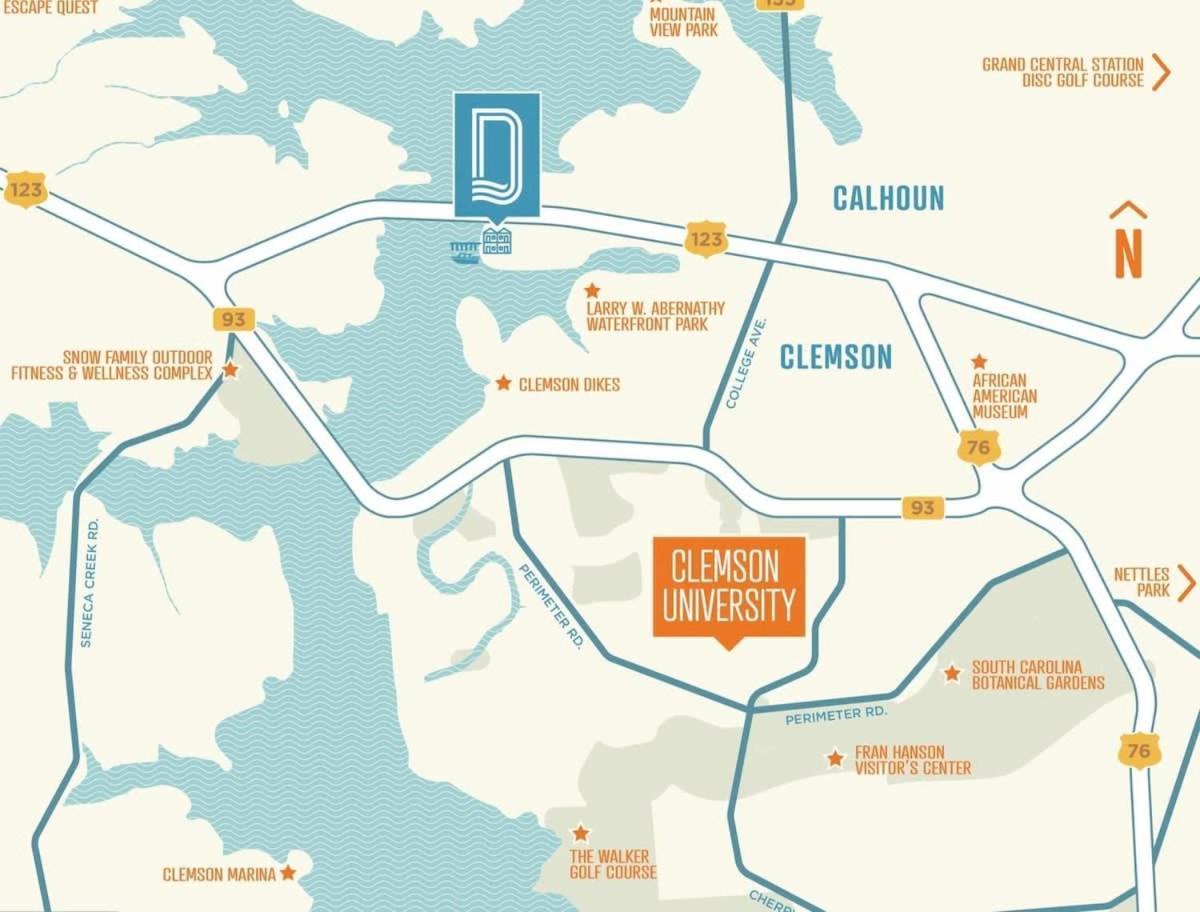 Dockside Lake Hartwell 2Br With Unique Amenities Clemson Exteriör bild